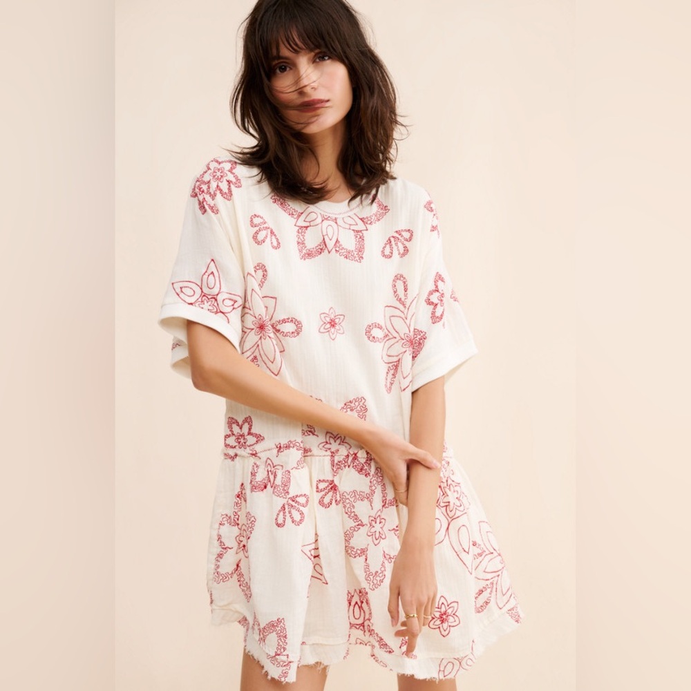 Free People picking petals mini dress